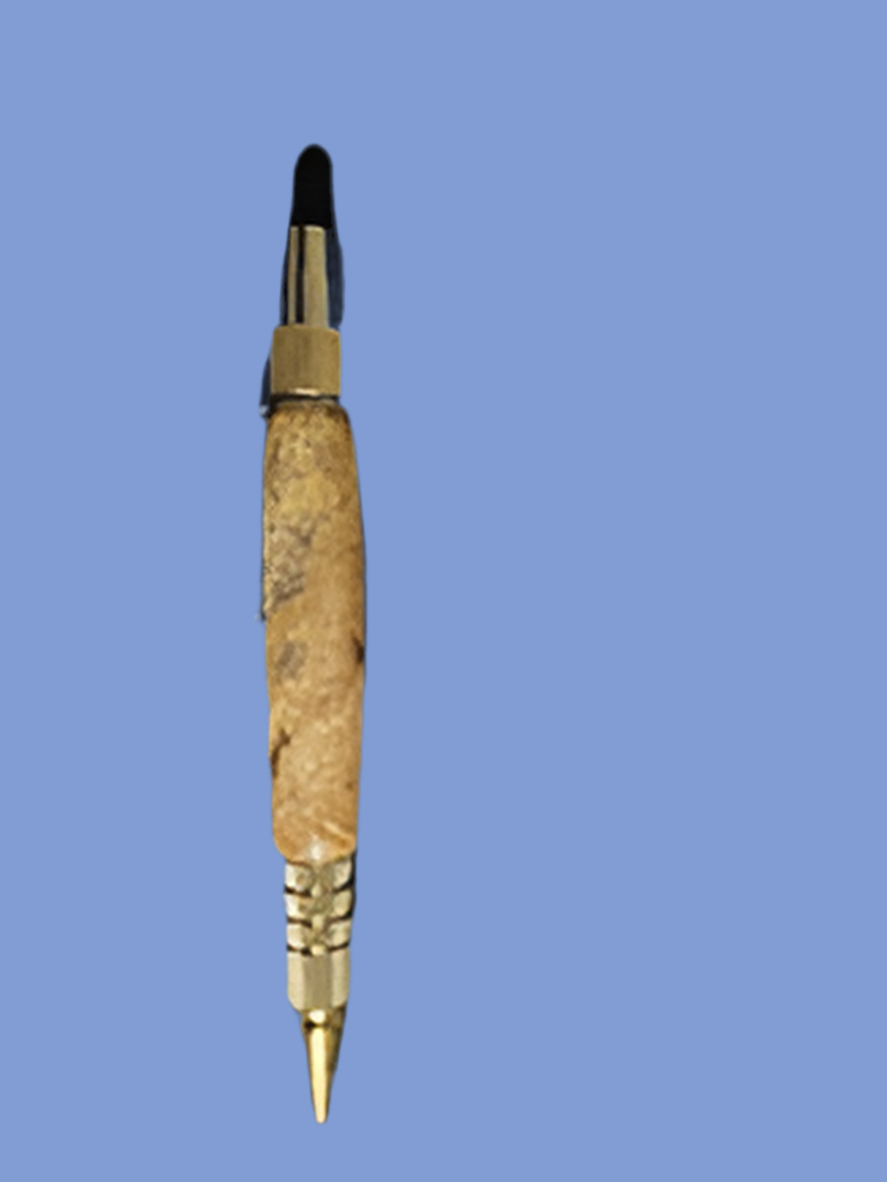 Golden Grain Handmade Mango Wood Click Pen