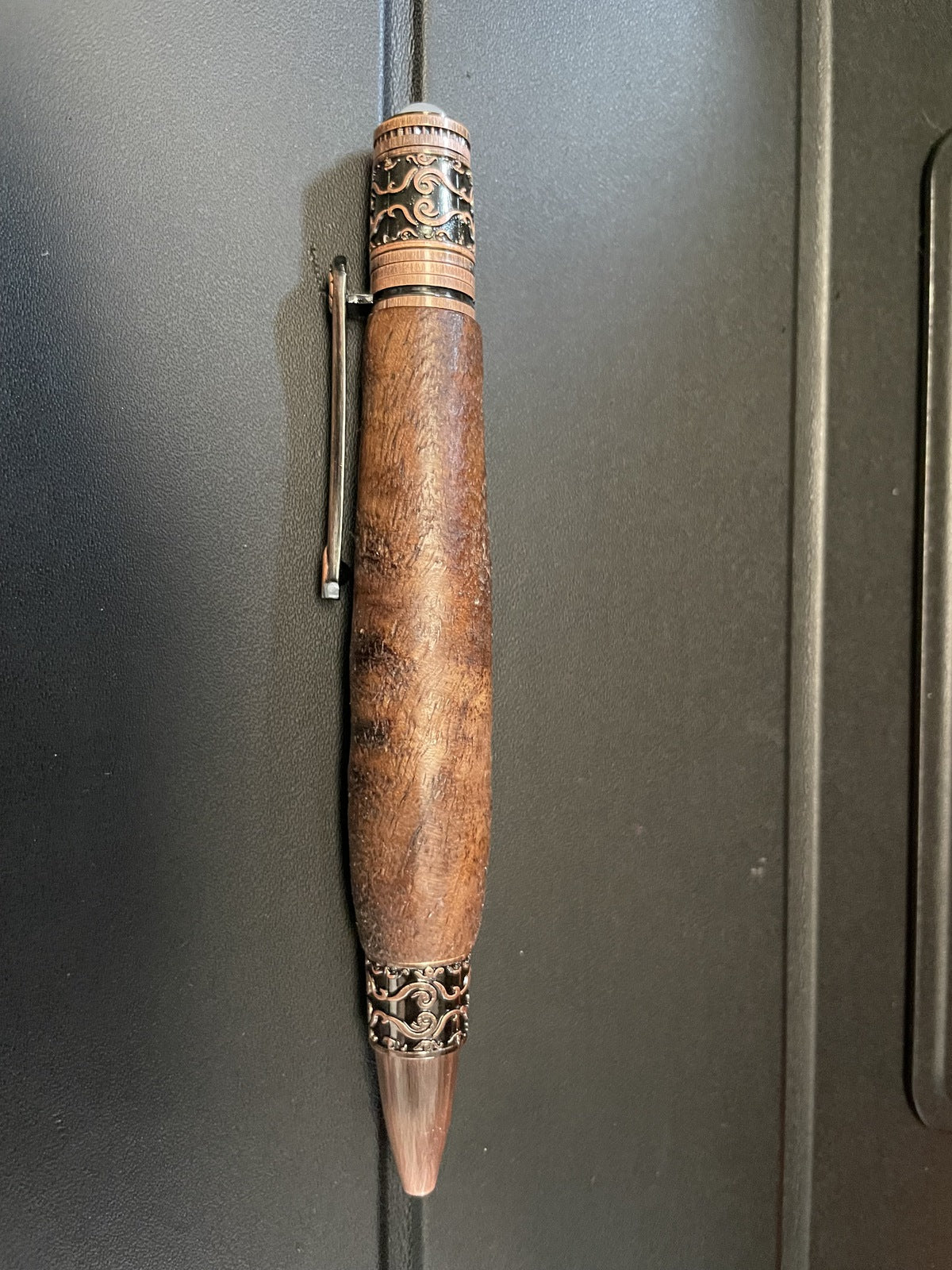 Cocobolo Wood ornate Twist Pen