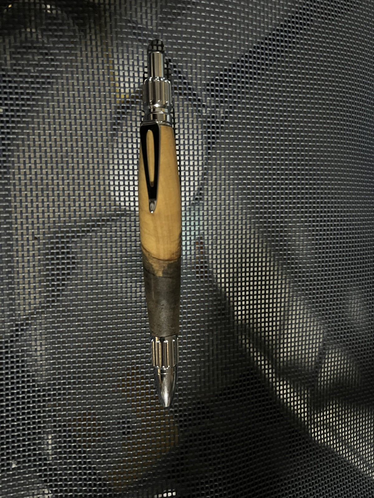 Two-Toned Wood Click Pen