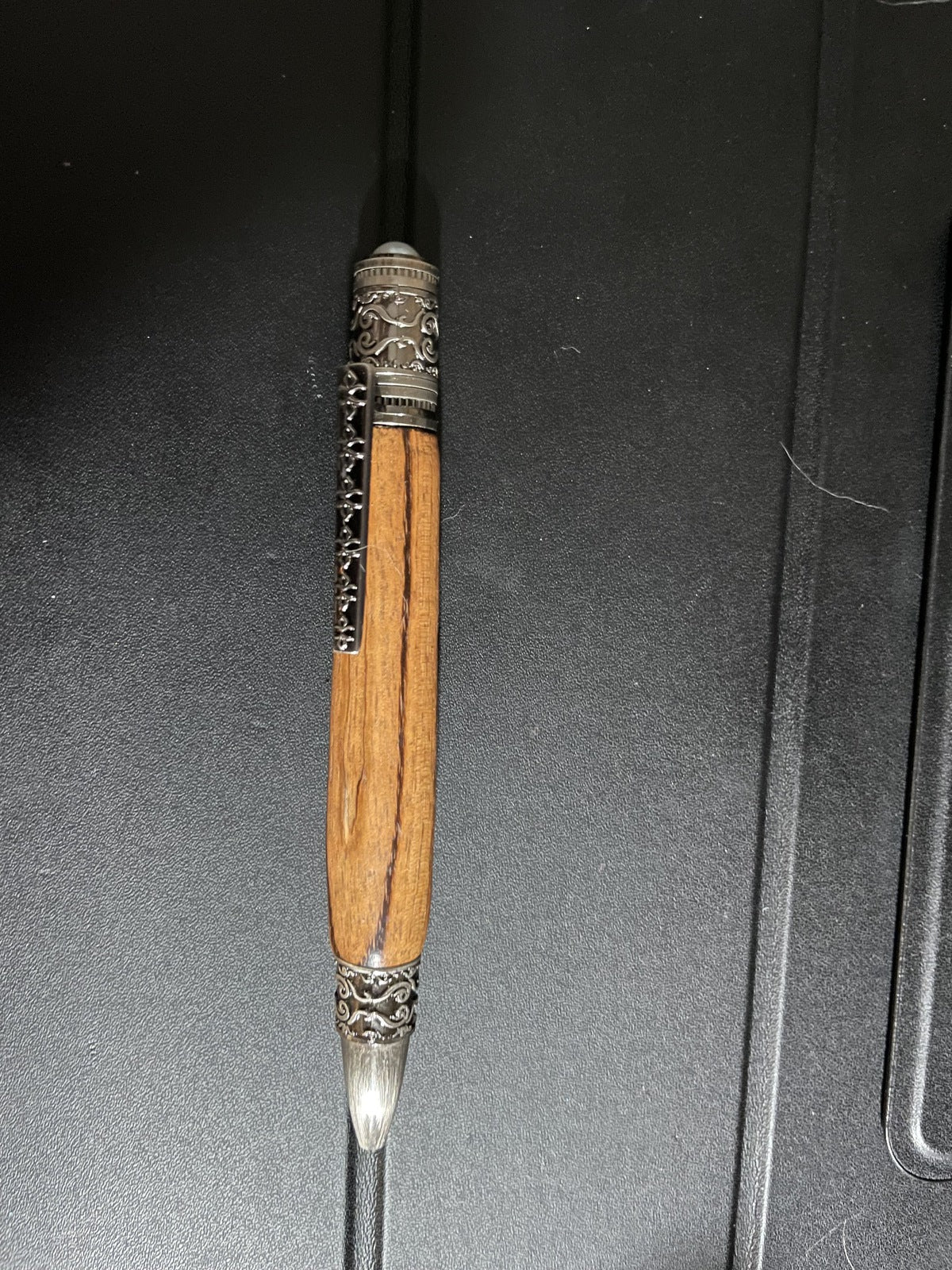 Custom Wooden ornate Twist Pen