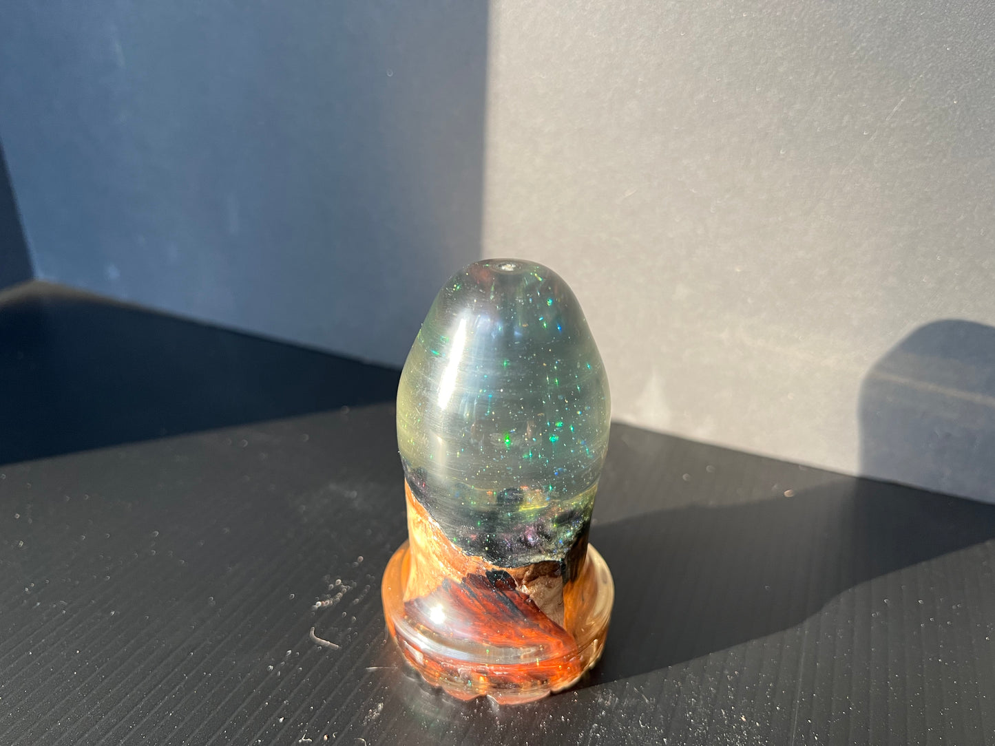 Beautiful Blue Sparkle Dragon Egg