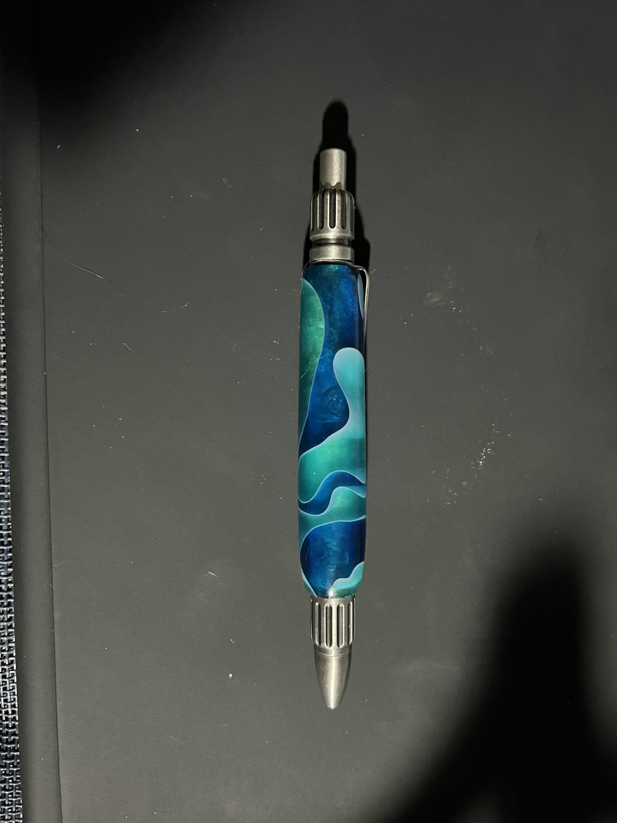 Tidal Script Blue Ocean click pen