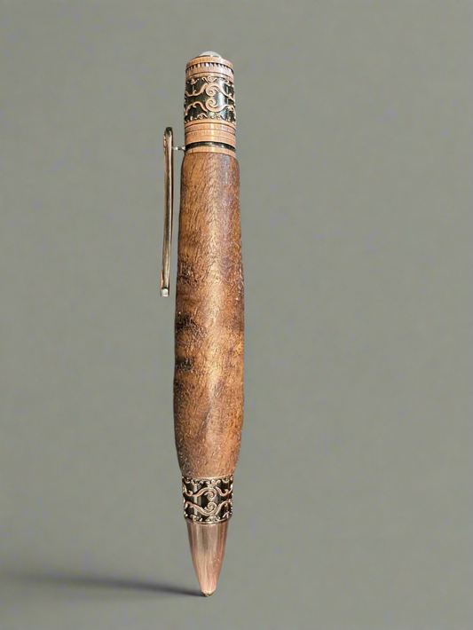 cocobolo wood ornate twist Pen