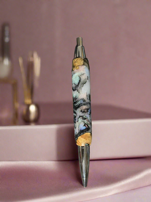 The Alabaster Drift Click Pen