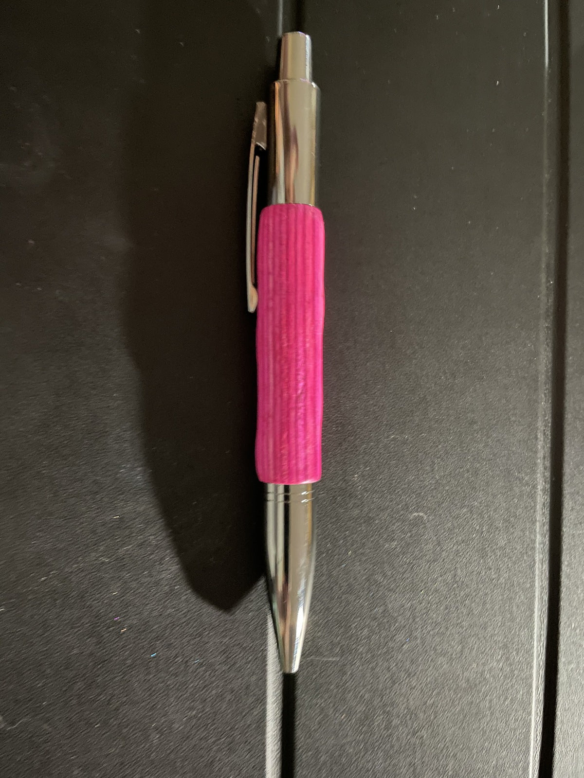 Pink Wood Click Pen