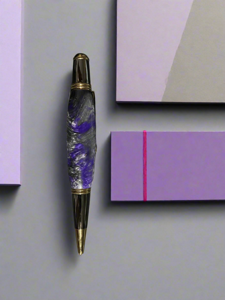 Smokey Iris Twist Pen