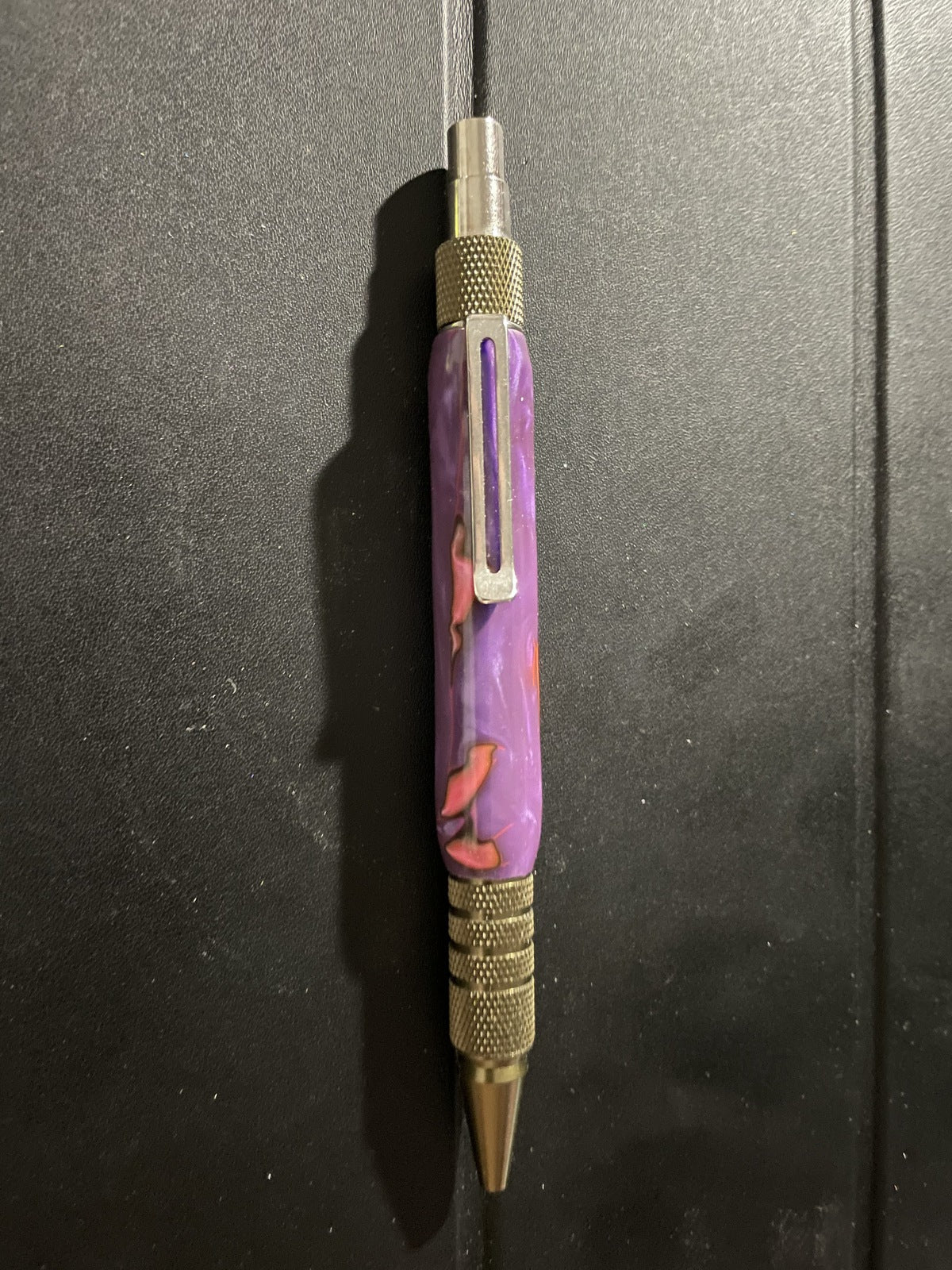Purple and Pink Luxury Acrylic click pen
