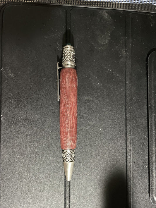 Purpleheart Wood celtic  Twist Pen