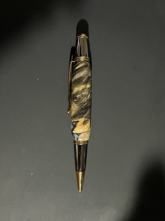 resin and burl twist