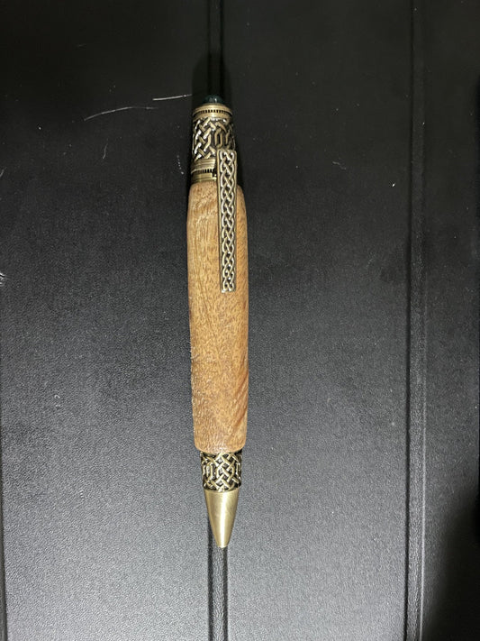 Custom Wooden celtic Twist Pen
