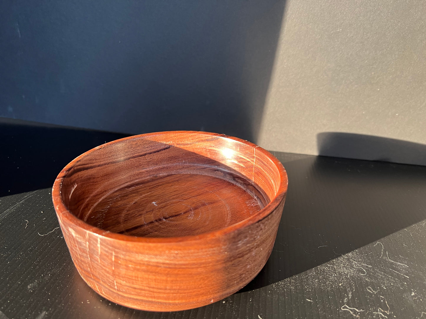 Decorative Bubinga Hardwood Bowl