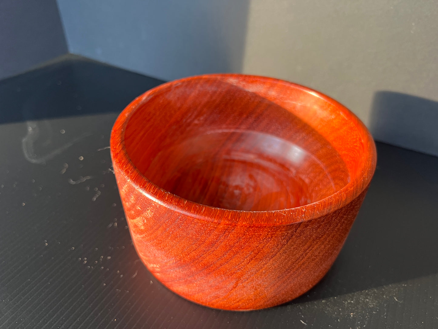 African Padauk Decorative Wood Bowl