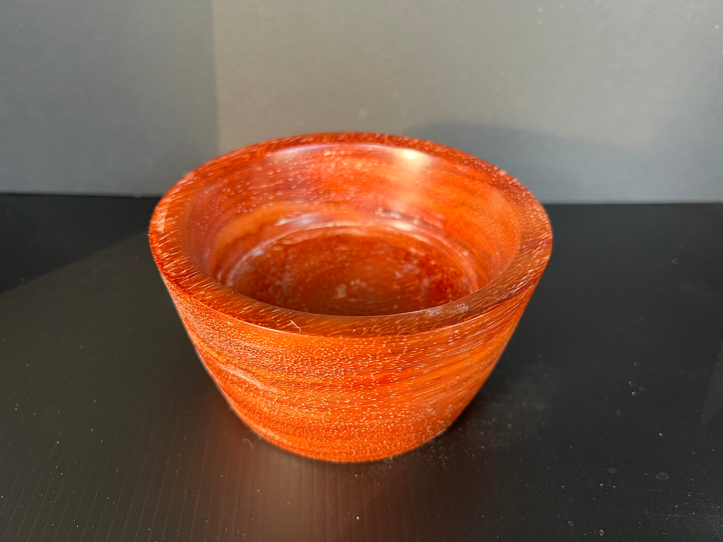 African Padauk Decorative Wood Bowl