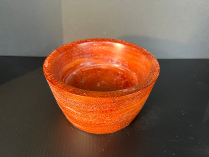 African Padauk Decorative Wood Bowl