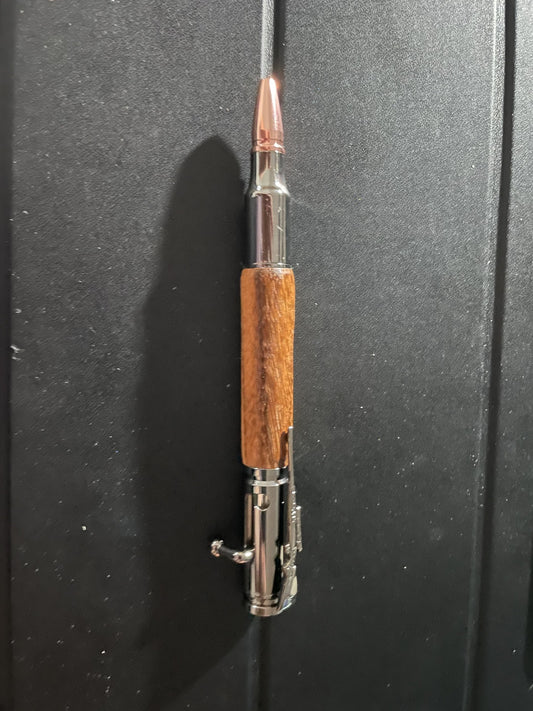wooden bolt action rifle pen